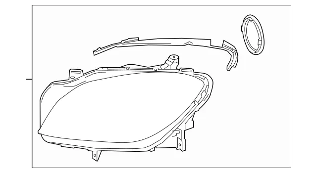 Genuine Headlamp Assembly - Left for 2006-2019 Mercedes-Benz | OEM