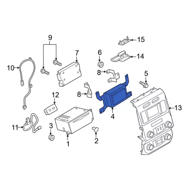 HC3Z-10D885-CA - GPS Navigation System - 2017-2022 Ford | Eastgate