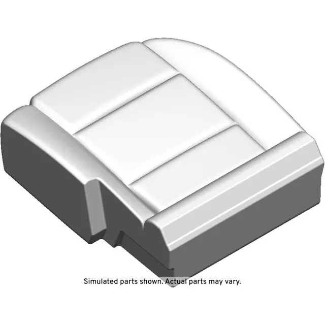 Jet Black Rear Passenger Side Seat Back Cover