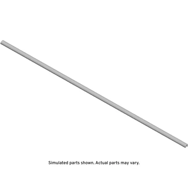 Front and Rear Driver Side Door Lower Weatherstrip