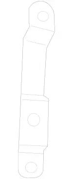 Pressure Line Lower Bracket