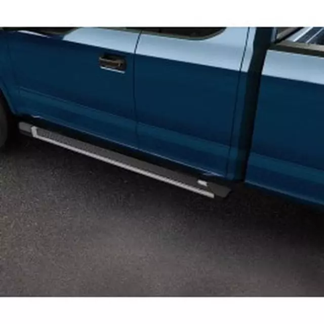2015-2020 Ford F-150 Step Bars, 5 Inch Angular, Painted Magnetic