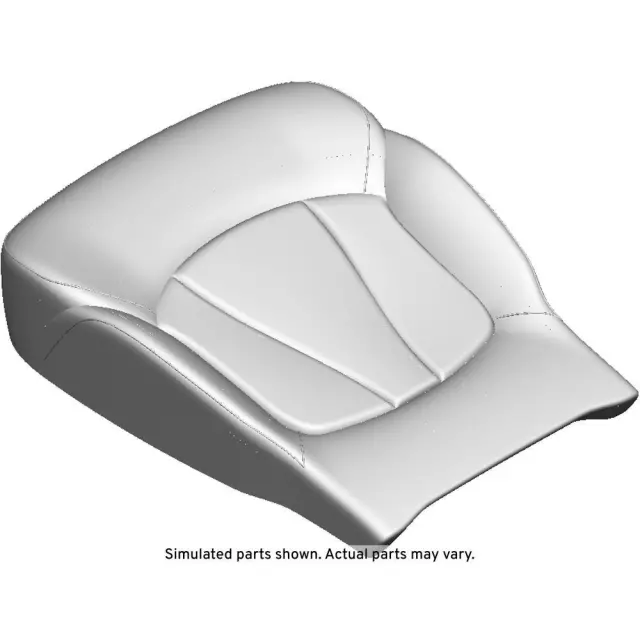 Jet Black Passenger Seat Cushion Cover