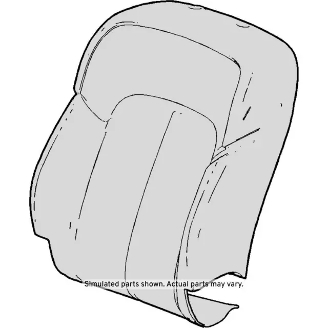 Light Neutral Driver Seat Back Cover