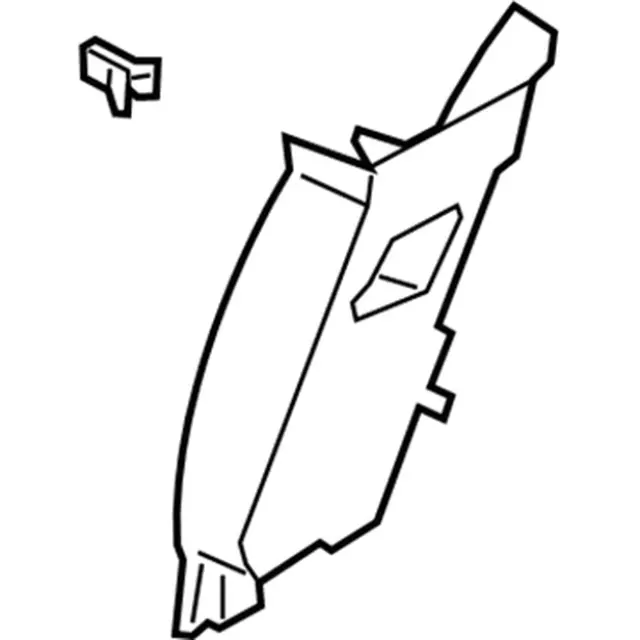 Upper Center Pillar Trim