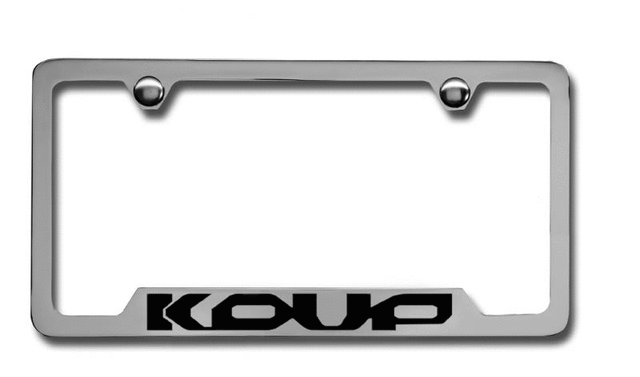 UR010-AY105UC - License Plate Frame, Chrome 2010-2016 Kia Forte Koup ...