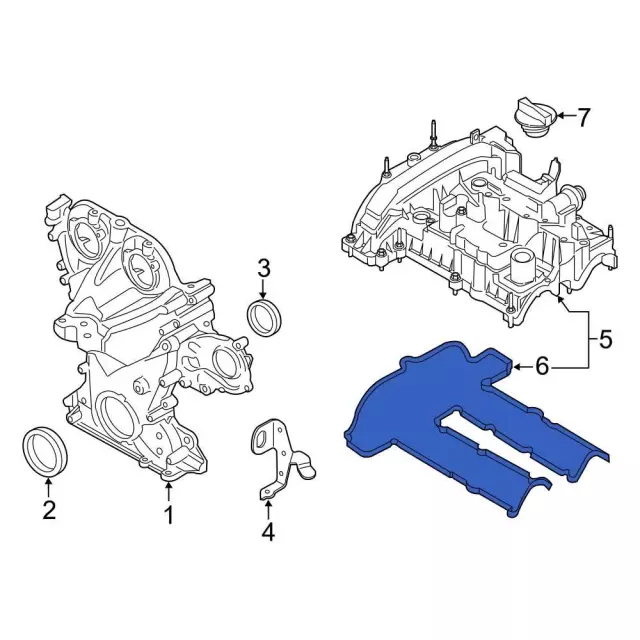 CM5Z-6584-B - Valve Cover Gasket - 2014-2021 Ford | Eastgate Ford