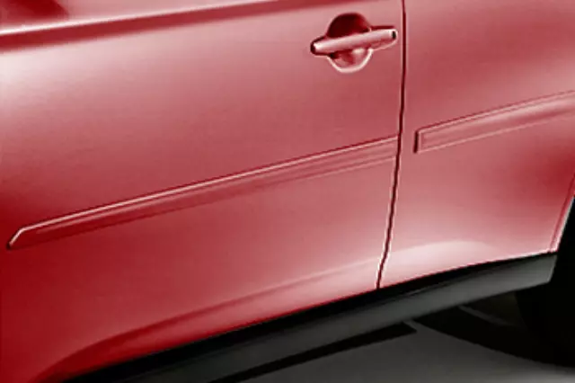 Body Side Moldings - Rally Red