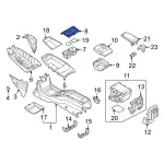 2021-2024 Ford Mustang Mach-E - Cup Holder Bezel