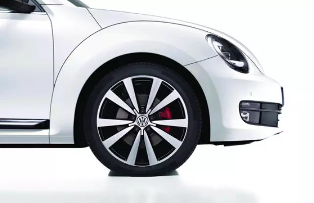 5C0071499AX1 - Wheels: 2012-2019 Volkswagen 19 Inch Tornado Wheel C6H for Volkswagen: Beetle, Passat Image