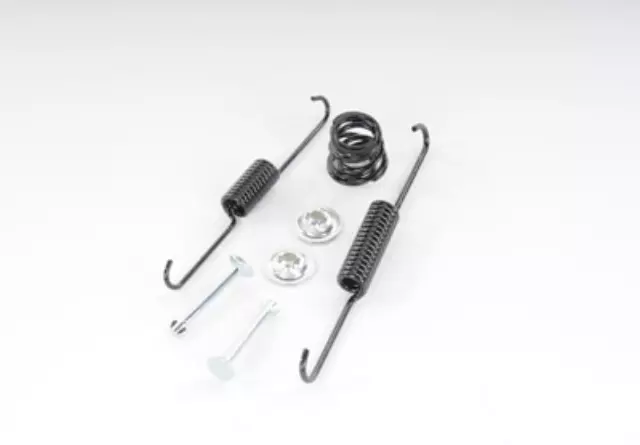 Rear Parking Brake Shoe Return Spring Kit with Springs, Pins, and Retainers