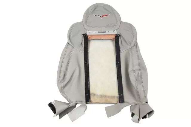 Light Titanium Passenger Seat Back Cushion Cover