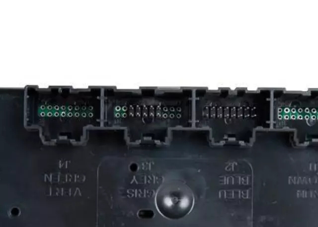 Heating and Air Conditioning Control Panel with Rear Window Defogger Switch