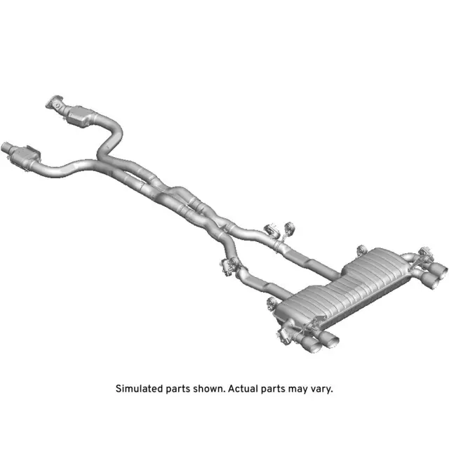 2016-2024 Chevrolet Camaro Exhaust Muffler with Exhaust