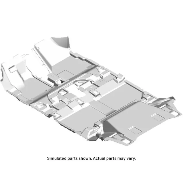 Jet Black Front Floor Panel Carpet