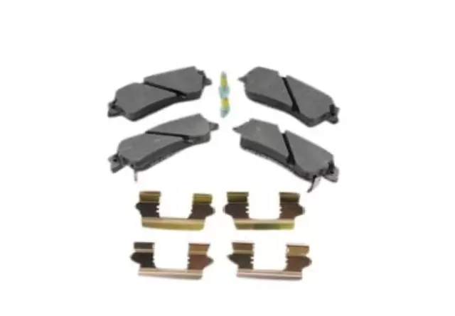 Rear Disc Brake Pad Set with Clips and Bolts