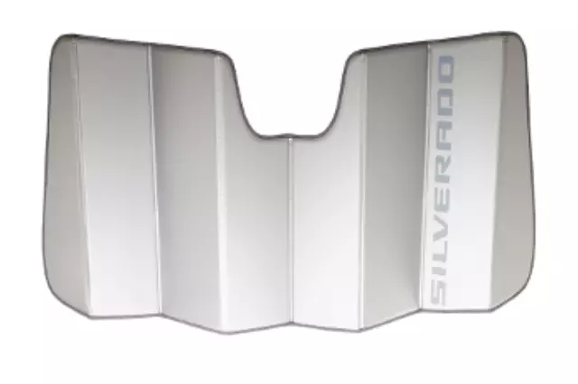 Window Sunshade, Rear, Silverado Script