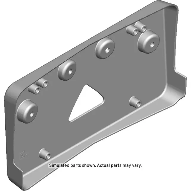 84740003 - Front License Plate Bracket 2017-2026 Cadillac XT5 | GM