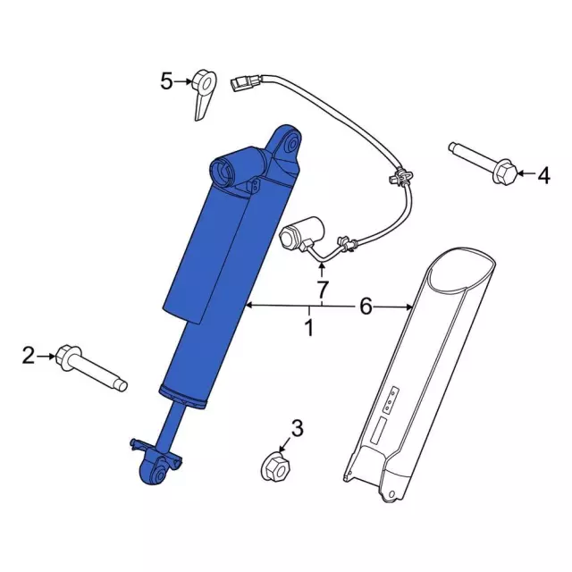 2017-2020 Ford F-150 Shock Absorber Assembly HL3Z-18124-D | QuirkParts