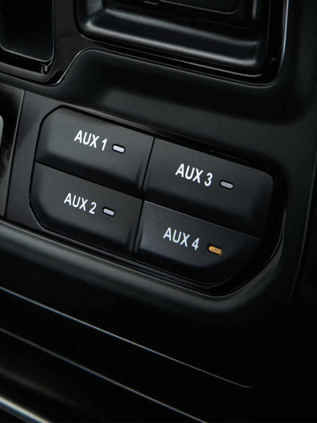 Jeep Wrangler JL and Gladiator JT Sport or Sahara Black Auxiliary