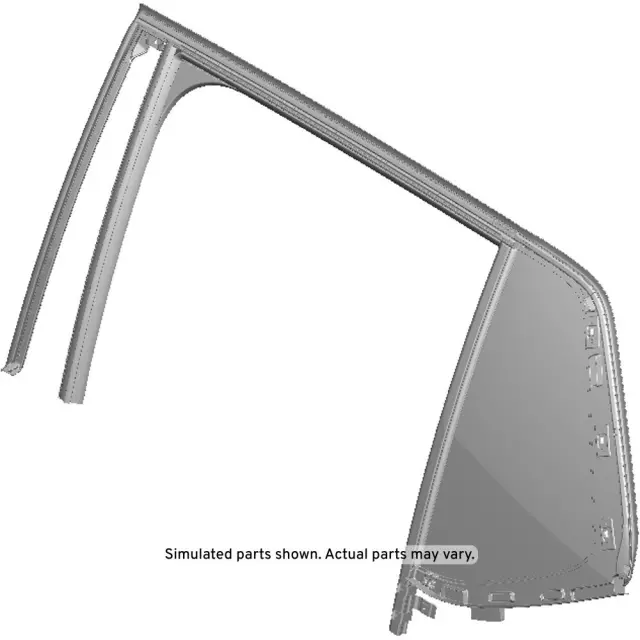 Rear Driver Side Door Window Weatherstrip