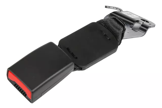 Jet Black Rear Seat Belt with Buckle