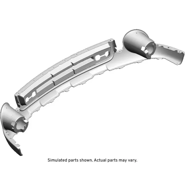 Black Front Air Deflector