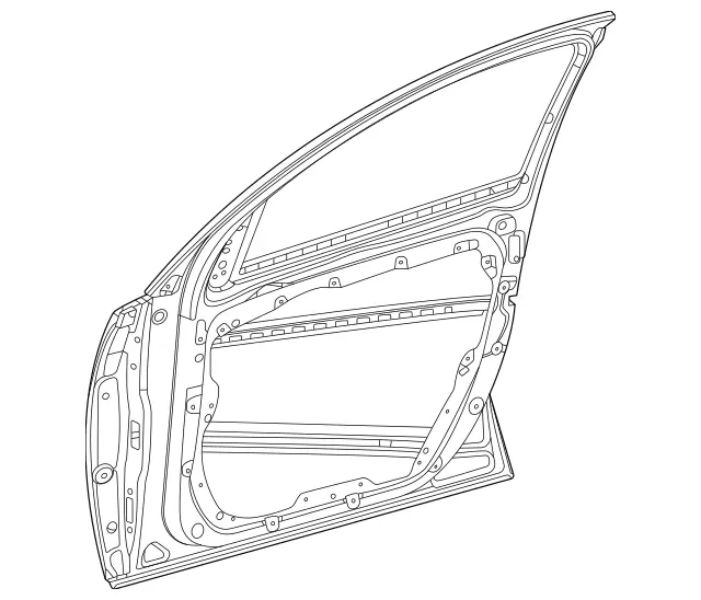 167-720-05-00 - Driver Door 2020-2026 Mercedes-Benz | Mercedes