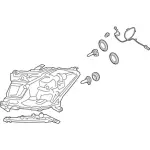 Composite Headlamp Passenger Side