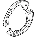 2015-2020 Ford Mustang - Park Brake Shoes