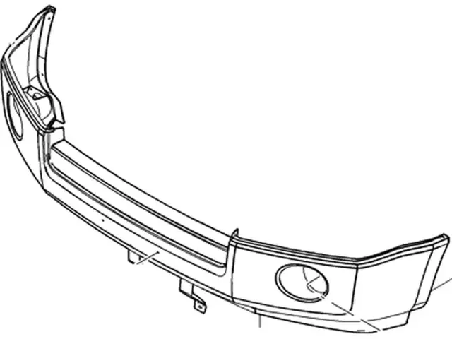 Evan-Fischer Front Bumper Covers Set Of 2 – Upper & Lower, Primed, Fits Ford Expedition 2007-2014