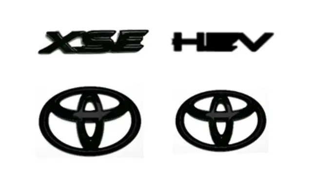 2025-2026 Toyota Camry Blackout Emblem Overlays - Xse PT948-03256