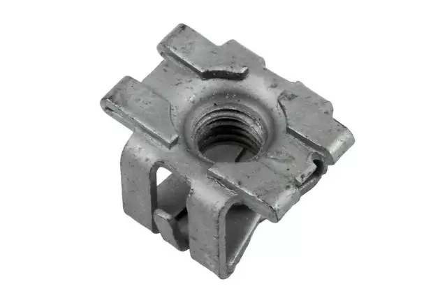 11610544 - Body: Side Panel Retainer Nut for Buick: Cascada, LaCrosse, Regal, Verano | Cadillac: ATS, CT4, CTS, ELR, Escalade, Escalade ESV | Chevrolet: Camaro, Malibu, Malibu Limited, Silverado 1500, Silverado 1500 LD, Silverado 1500 LTD, Silverado 2500 HD, Silverado 3500 HD, Suburban, Tahoe, Trailblazer | GMC: Sierra 1500, Sierra 2500 HD, Sierra 3500 HD, Yukon, Yukon XL Image