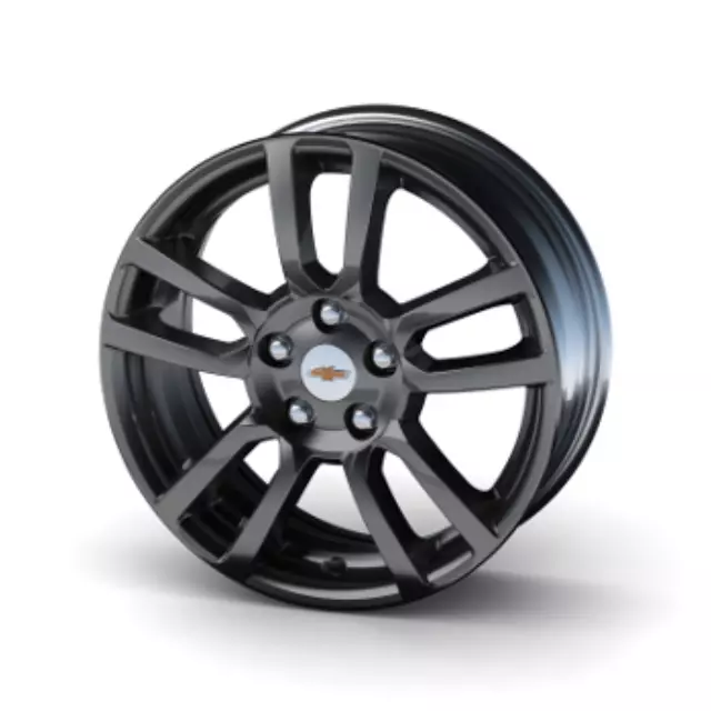 OEM NEW 2012-16 GM Chevrolet 16x6-Inch Aluminum 10 Spoke Wheel in Black 19300983