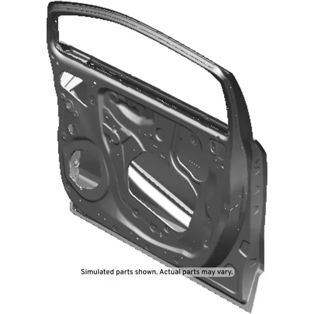 Front Passenger Side Door with Reinforcements, Guide, Deadener, Insulator, and Bar