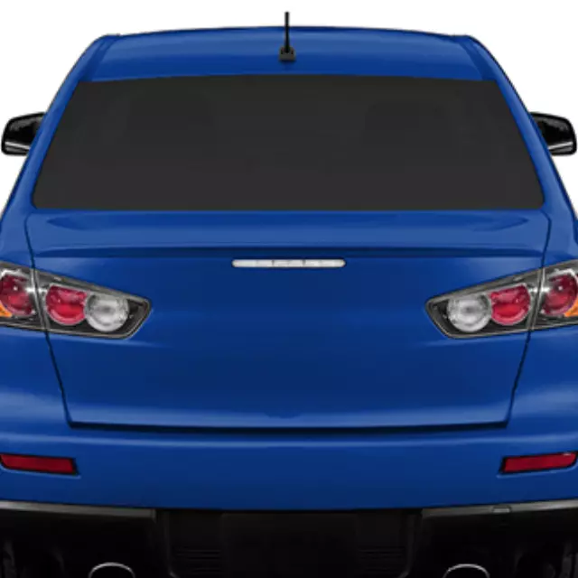 2009-2017 Mitsubishi Lancer Rear Lip Spoiler - Octane Blue