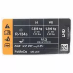 2018-2020 Ford Mustang - AC Label