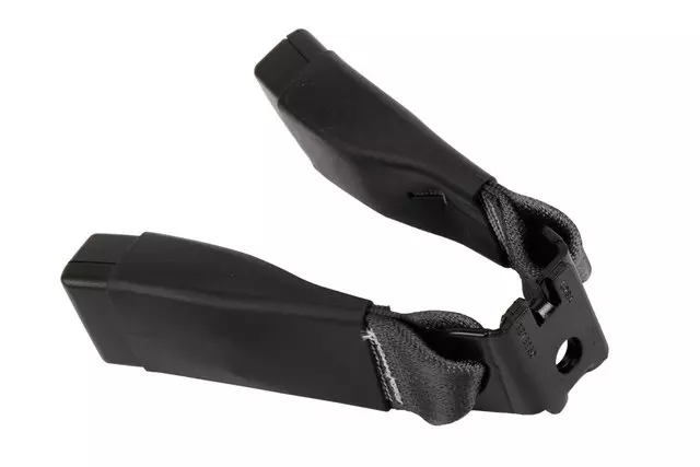 Jet Black Rear Driver Side Seat Belt with Buckle