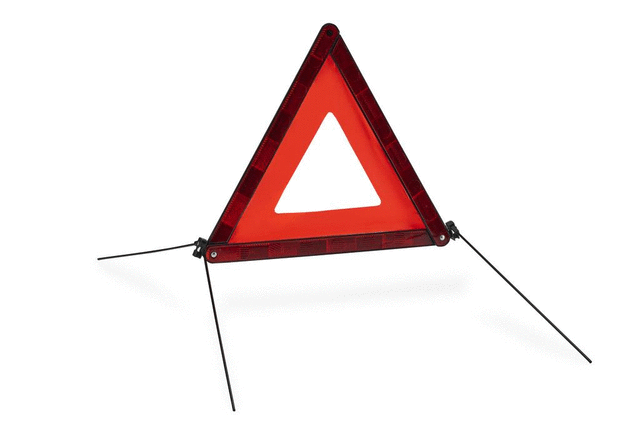 Volkswagen Folding Warning Triangle Genuine VW Triangle Accessories Safety