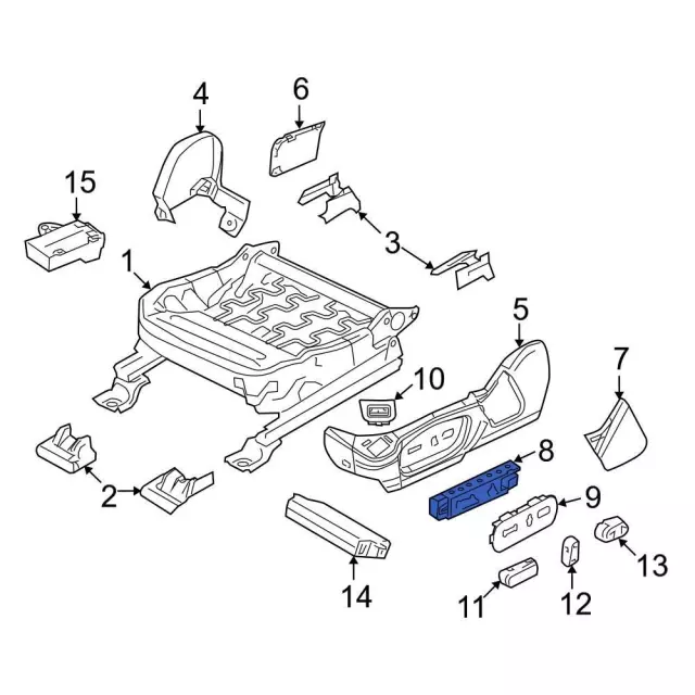 Motorcraft SW7259 - Gruppo Interruttore Universale Per Auto - 5