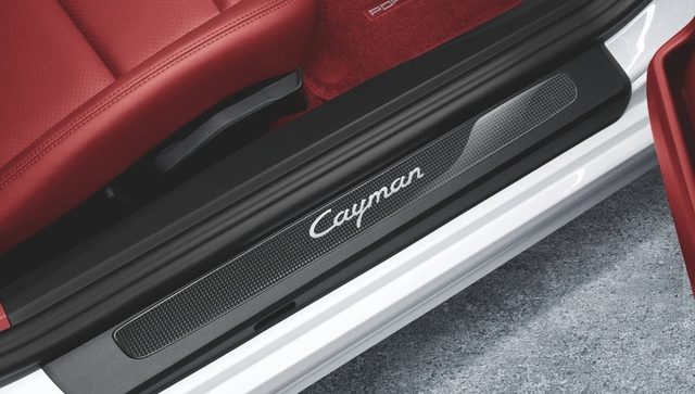 2016-2023 Porsche - Door Entry Guards In Carbon