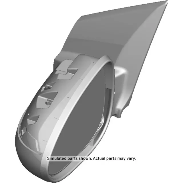 Primed Driver Side Mirror