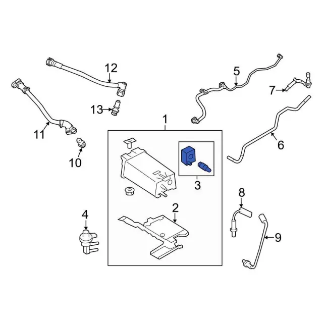 2008-2019 Ford OEM NEW Ford 2008-2019 XLT Vent Control Solenoid Explorer Flex Taurus 8G1Z9F945A - View #8