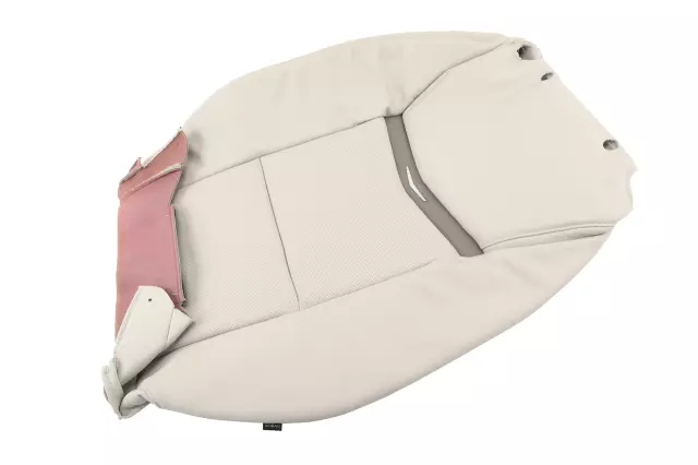 Very Light Platinum Driver Seat Back Cushion Cover