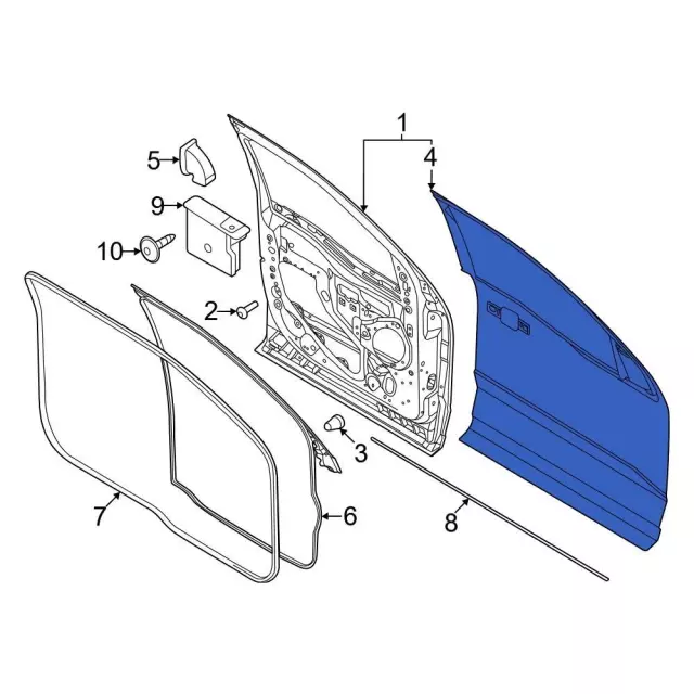 2021-2026 Ford Outer Panel ML3Z-1620200-A | OEM Parts Online