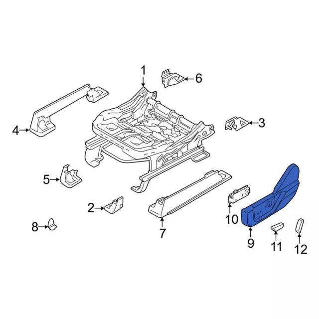 ml3z1562186ja - Ford Seat Trim Panel | Levittown Ford Parts