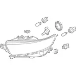 2016-2019 Ford Headlamp Assembly