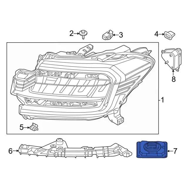 LC5Z-13C788-J - Headlight Control Module - 2021-2024 Ford