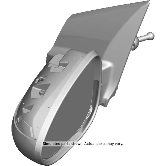 Primed Driver Side Mirror