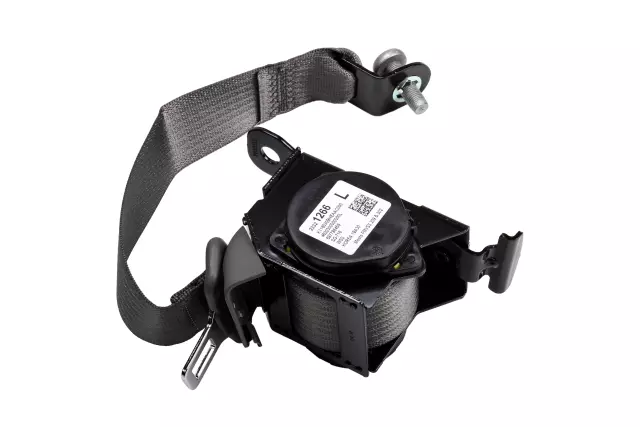 Dark Titanium Rear Seat Belt with Retractor